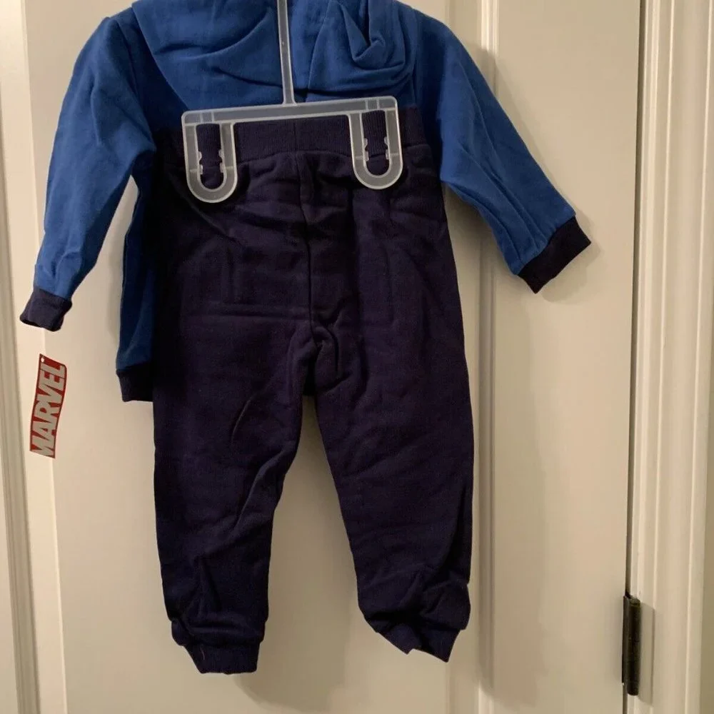 Marvel Spiderman Toddler Baby Boys 2-Piece Jogger Pants Set Multicolor